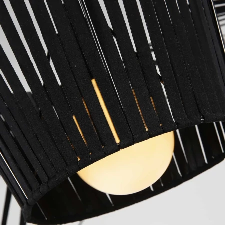 Lampa designerska wisząca KAPELUSZ SOMBRERO ST-8052-140 black - Step Into Design